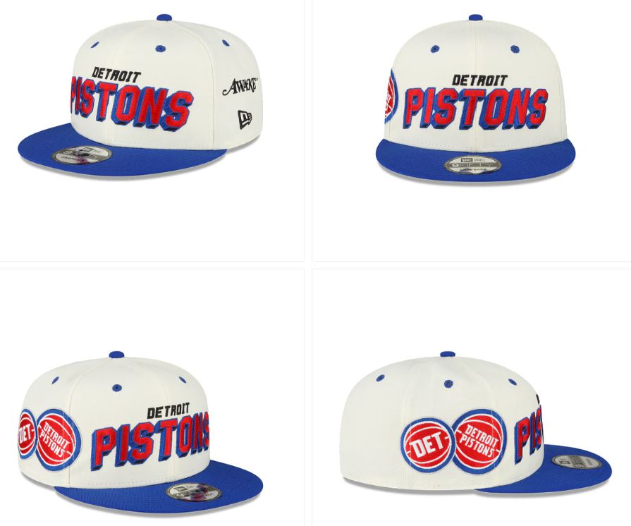 2023 NBA Detroit Pistons Hat TX 2023320